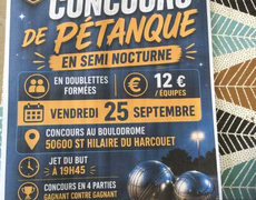 Concours de pétanque Ouvert à tous - Saint-Hilaire-du-Harcouët