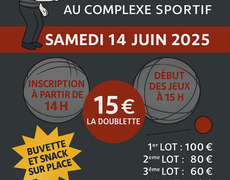 Concours de pétanque Ouvert à tous - Saint-Just-Malmont