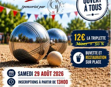 Concours en Triplette Mixte le 29 août 2026 - Saint-Rémy-de-Maurienne - 73660