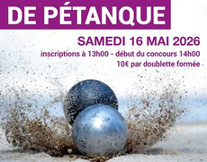 Concours en Doublette le 16 mai 2026 - Saint-Vit - 25410