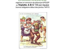 Concours en Triplette le 15 mars 2025 - Saint-Yrieix-la-Perche - 87500