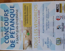 Concours en Doublette le 13 juin 2025 - Sainte-Hermine - 85210