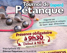 Concours de pétanque Ouvert à tous - Sainte-Hermine