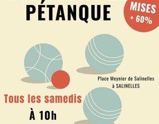 Concours en Doublette le 18 octobre 2025 - Salinelles - 30250