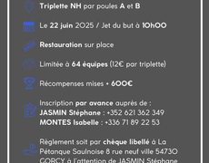 Concours de pétanque Officiel - Saulnes