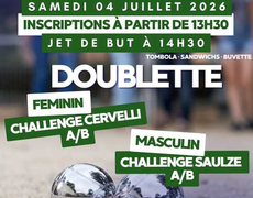 Concours de pétanque Officiel Masculin - SAUXILLANGES
