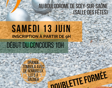 Concours de pétanque Ouvert à tous - Scey-sur-Saône-et-Saint-Albin