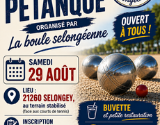 Concours de pétanque Ouvert à tous - Selongey
