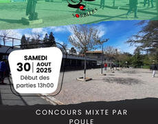 Concours en Doublette Mixte le 30 août 2025 - Sorbiers - 42290