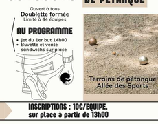 Concours de pétanque Ouvert à tous - Surzur