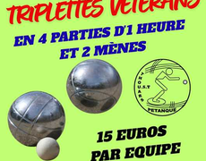 Concours en Triplette le 1 octobre 2026 - Thouars - 79100