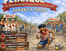 Concours en Triplette le 28 juin 2026 - Verdun-sur-Garonne - 82600