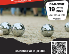 Concours en Doublette le 19 avril 2026 - Verfeil - 31590