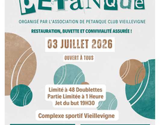 Concours en Doublette le 3 juillet 2026 - Vieillevigne - 44116