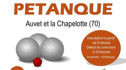 Concours en Doublette le 3 août 2024 - Auvet-et-la-Chapelotte - 70100