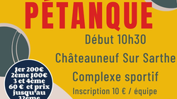 Concours en Doublette le 9 juin 2024 - Châteauneuf-sur-Sarthe - 49330