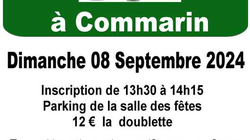 Concours en Doublette le 8 septembre 2024 - Commarin - 21320