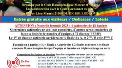 Concours en Doublette le 12 mars 2025 - Dijon - 21000