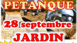 Concours en Doublette le 28 septembre 2024 - Jardin - 38200