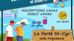 Concours en Doublette le 14 septembre 2024 - La Ferté-Saint-Cyr - 41220