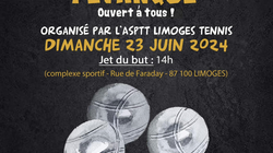 Concours en Doublette le 23 juin 2024 - Limoges - 87000