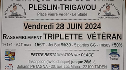 Concours en Triplette le 28 juin 2024 - Pleslin-Trigavou - 22490