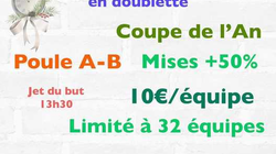 Concours en Doublette le 18 janvier 2025 - Pleudihen-sur-Rance - 22690