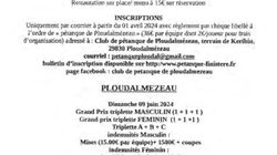 Concours en Triplette le 8 juin 2024 - Ploudalmézeau - 29830
