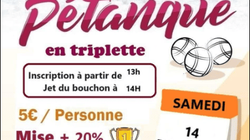 Concours en Triplette le 14 décembre 2024 - Saint-Pol-de-Léon - 29250