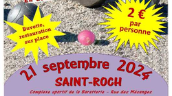 Concours en Doublette Mixte le 21 septembre 2024 - Saint-Roch - 37390