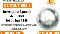 Concours en Doublette le 3 août 2024 - Sainte-Reine-de-Bretagne - 44160