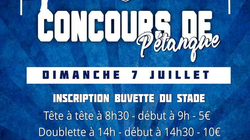 Concours en Doublette le 7 juillet 2024 - Villeneuve-de-Marc - 38440