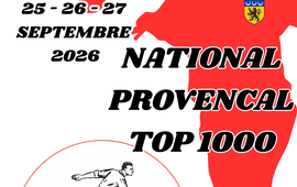 Concours de pétanque Officiel Provençal en Triplette le 25 septembre 2026 - Lieu à définir (05) - Hautes-Alpes - 05