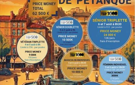 Concours de pétanque Officiel Vétéran en Triplette le 4 août 2026 - Lieu à définir (43) - Haute Loire - 43