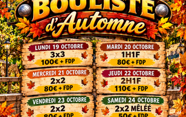 Concours de pétanque Ouvert à tous en Triplette le 19 octobre 2026 - Roquevaire - Bouches-du-Rhône - 13