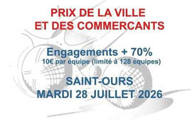 Concours de pétanque Officiel en Doublette le 28 juillet 2026 - Lieu à définir (63) - Puy-de-Dôme - 63