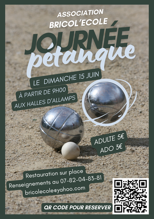 Concours de pétanque en Doublette - Allamps