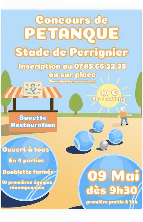 Concours de pétanque en Doublette - Allinges