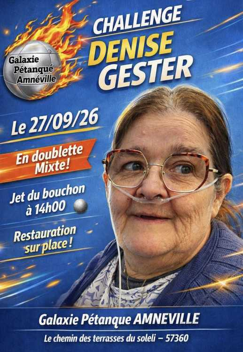 Concours de pétanque en Triplette Mixte - Amnéville