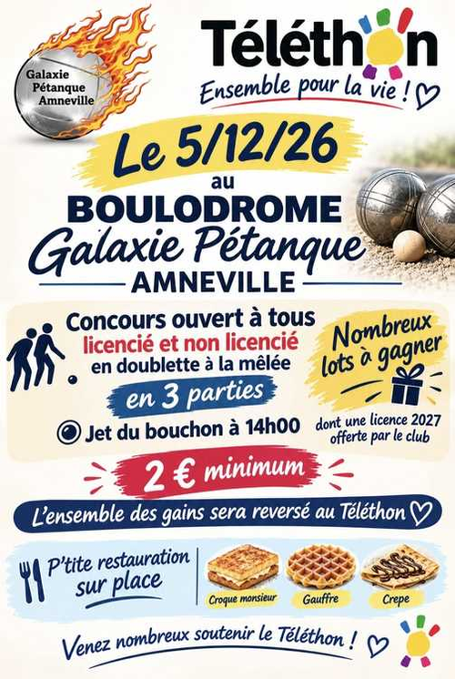 Concours de pétanque en Doublette - Amnéville