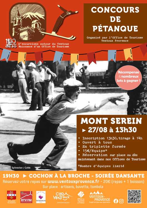 Concours de pétanque en Triplette - Beaumont-du-Ventoux