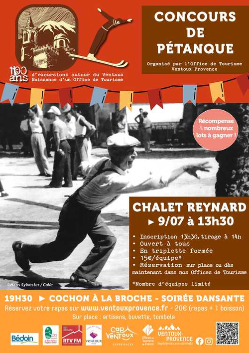 Concours de pétanque en Triplette - Bédoin