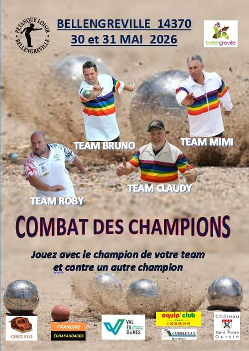 Concours de pétanque en Triplette - Bellengreville