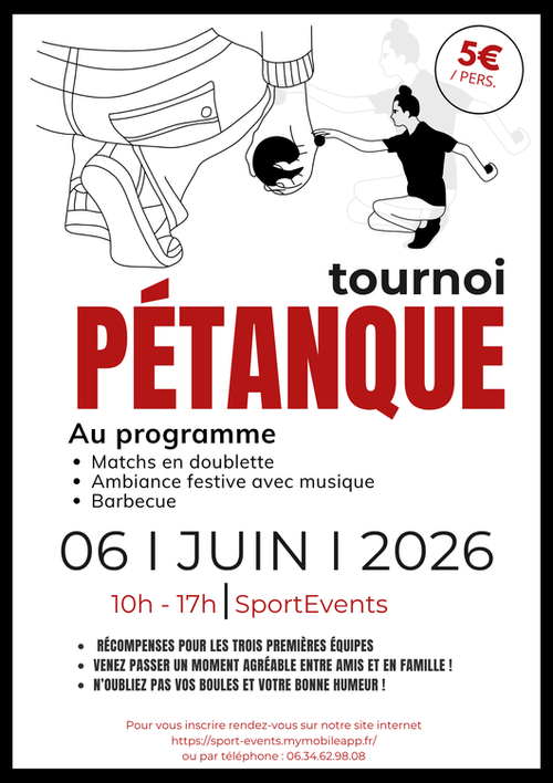 Concours de pétanque en Doublette - Bolbec
