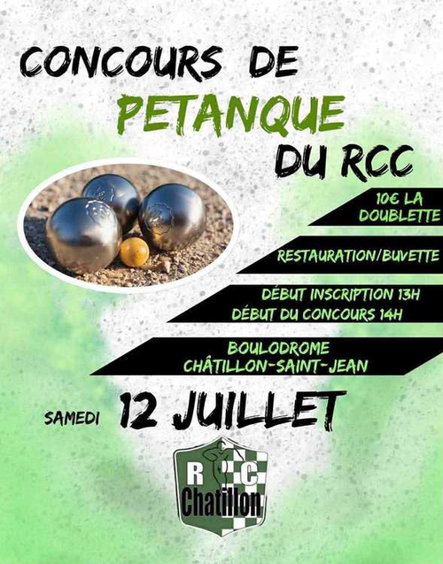 Concours de pétanque en Doublette - Châtillon-Saint-Jean