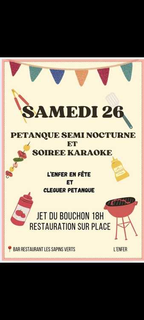 Concours de pétanque en Doublette - Cléguer