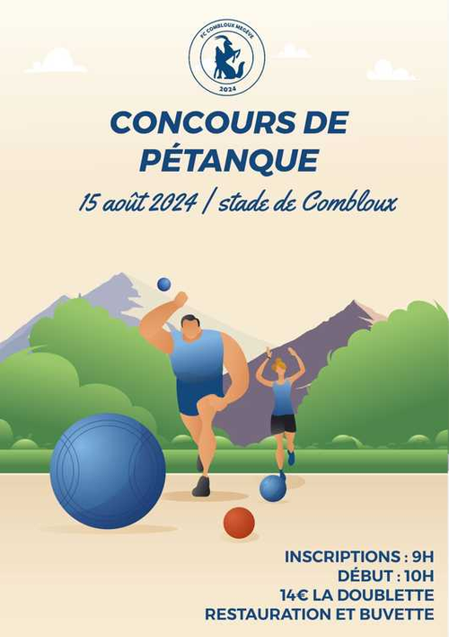 Concours de pétanque en Doublette - Combloux