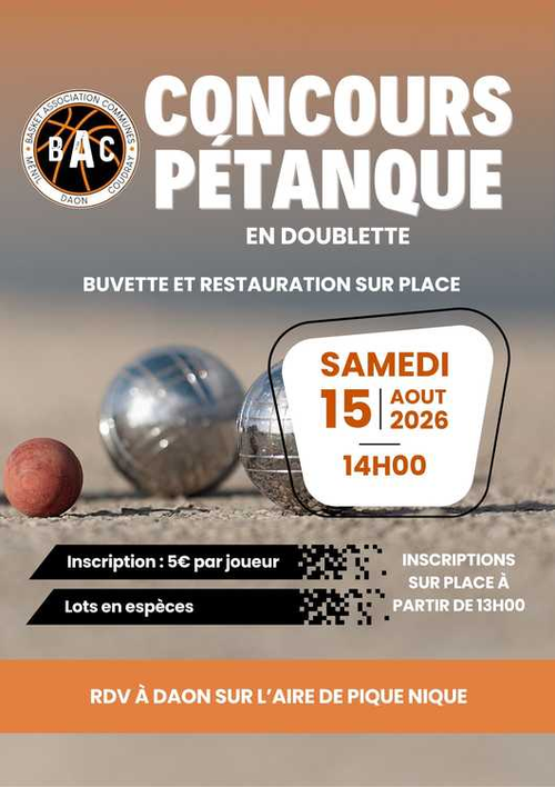 Concours de pétanque en Doublette - Daon