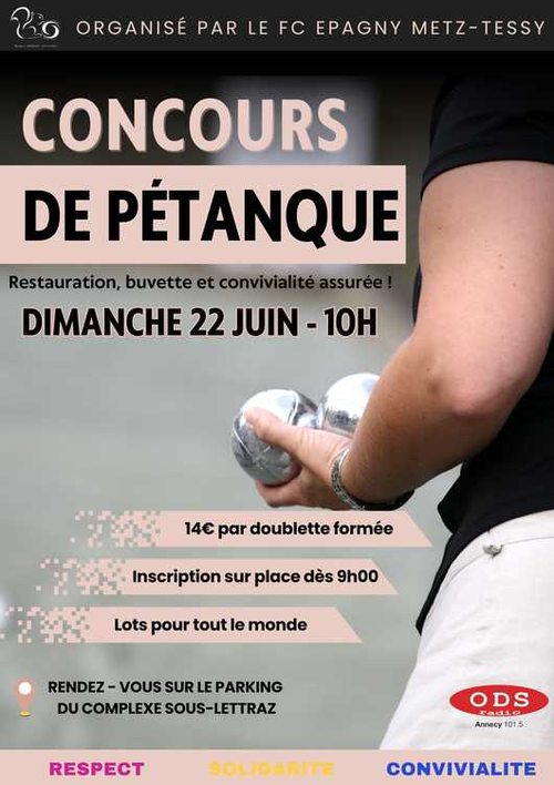 Concours de pétanque en Doublette - Épagny