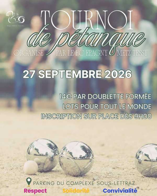 Concours de pétanque en Doublette - Épagny